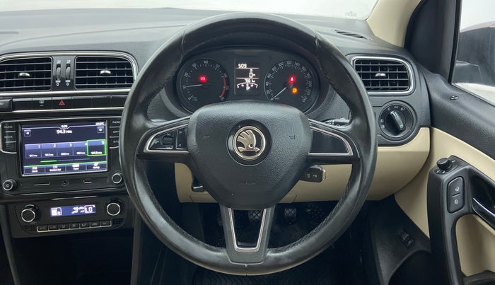 2020 Skoda Rapid 1.0 AMBITION TSI MT, Petrol, Manual, 8,005 km, Steering Wheel Close Up