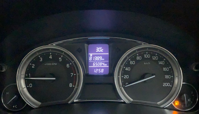 2017 Maruti Ciaz ALPHA 1.4 PETROL, Petrol, Manual, 65,385 km, Odometer Image