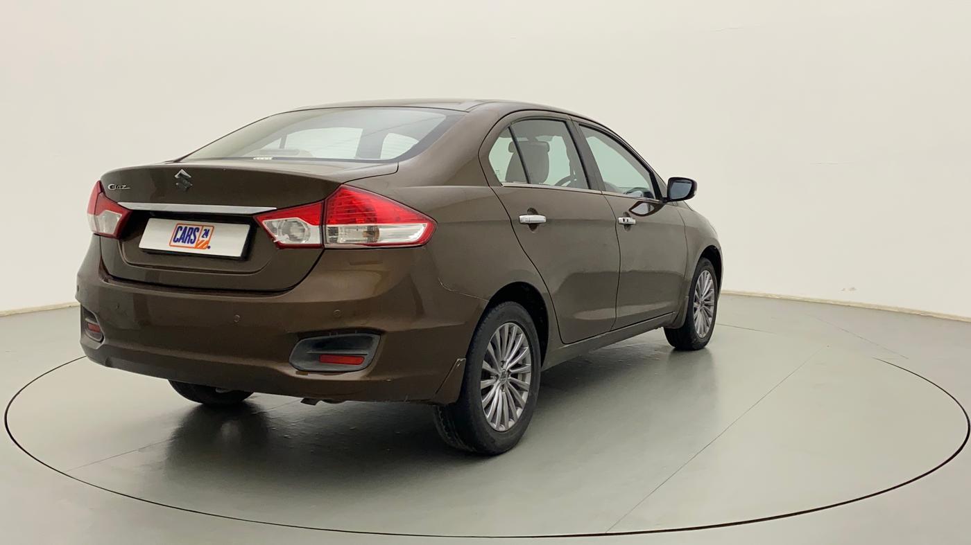 2017 Maruti Ciaz ALPHA 1.4 PETROL, Petrol, Manual, 65,385 km, Right Back Diagonal
