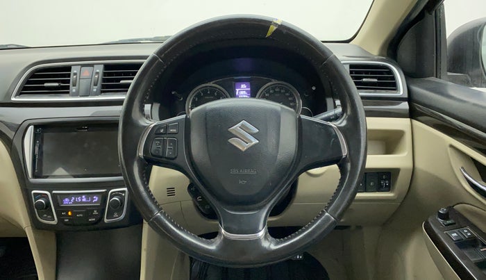 2017 Maruti Ciaz ALPHA 1.4 PETROL, Petrol, Manual, 65,385 km, Steering Wheel Close Up