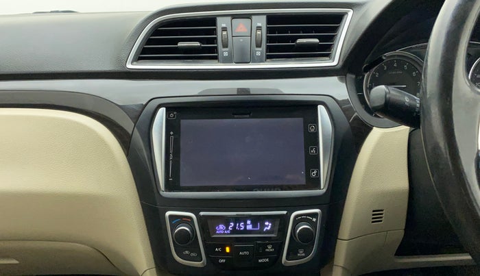 2017 Maruti Ciaz ALPHA 1.4 PETROL, Petrol, Manual, 65,385 km, Air Conditioner