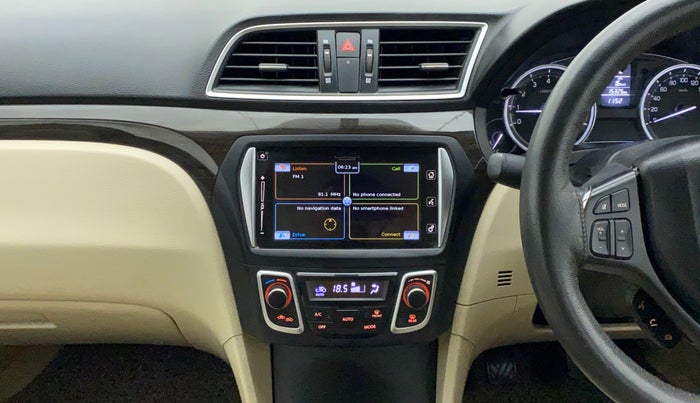 2018 Maruti Ciaz ALPHA 1.4 VVT, Petrol, Manual, 15,550 km, Air Conditioner