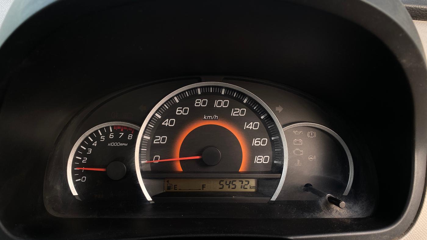 2013 Maruti Wagon R 1.0 VXI, Petrol, Manual, 54,551 km, Odometer Image