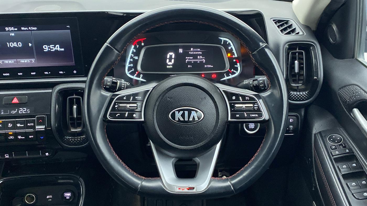 2020 KIA SONET GTX PLUS 1.0 IMT, Petrol, Manual, 31,724 km, Steering Wheel Close Up