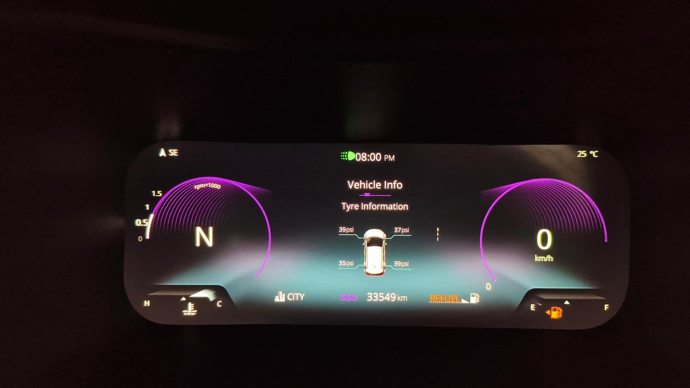 2023 Tata NEXON FEARLESS + SUNROOF DCA DUAL TONE 1.2 PETROL, Petrol, Automatic, 33,293 km, Odometer Image