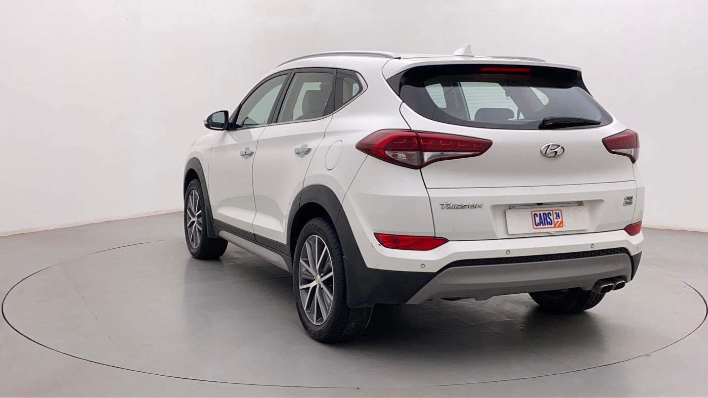 2018 Hyundai Tucson GLS 4WD AT DIESEL, Diesel, Automatic, 25,995 km, Left Back Diagonal