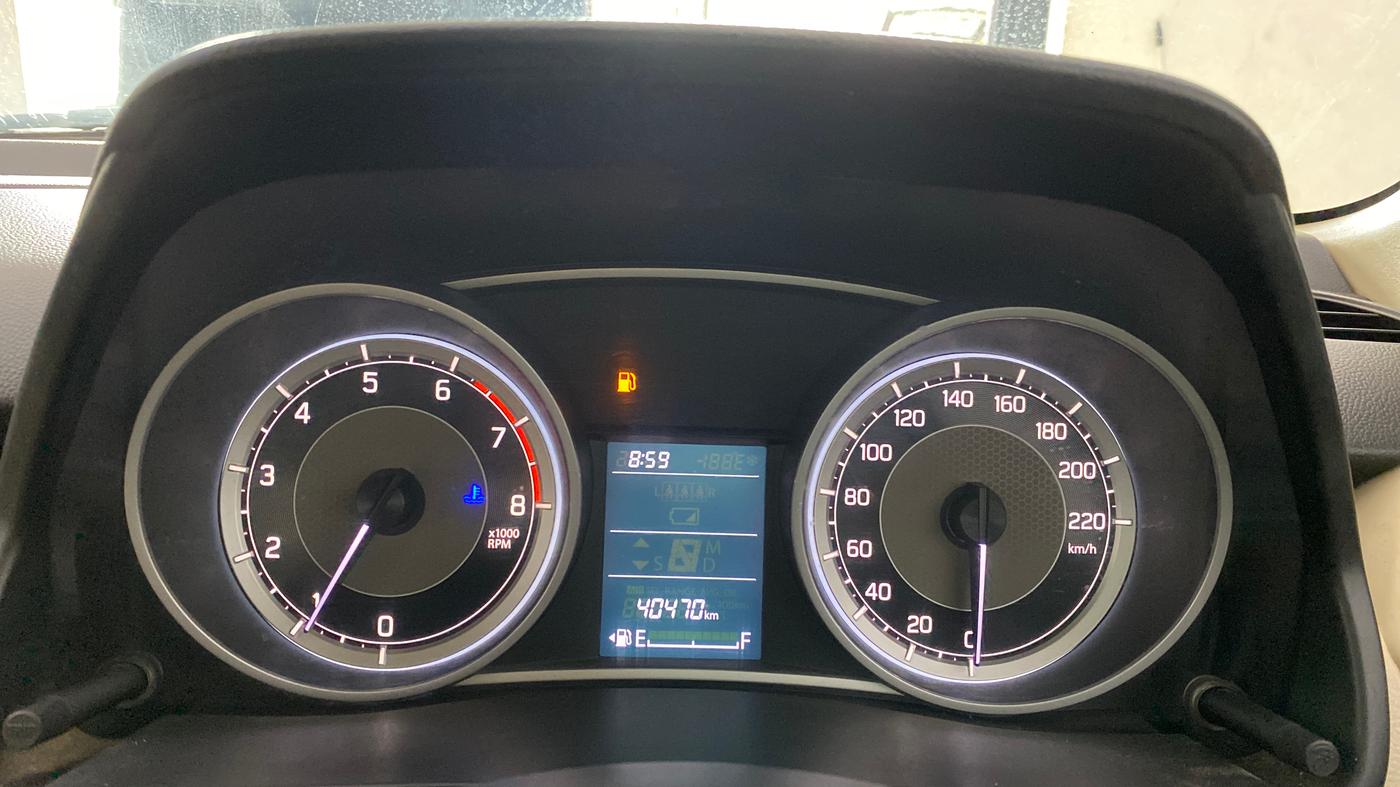 2018 Maruti Dzire VXI, Petrol, Manual, 40,470 km, Odometer Image