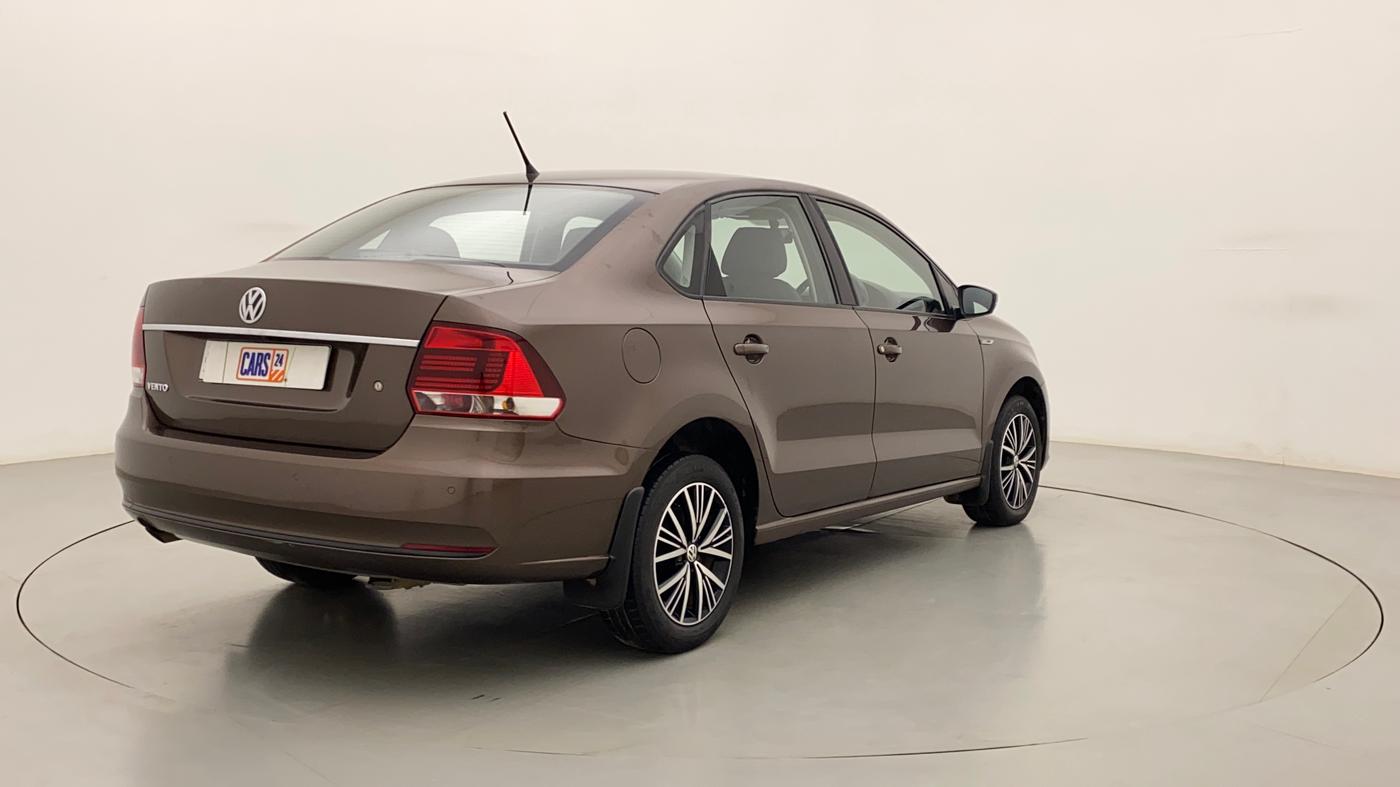 2019 Volkswagen Vento COMFORTLINE 1.6, Petrol, Manual, 40,423 km, Right Back Diagonal