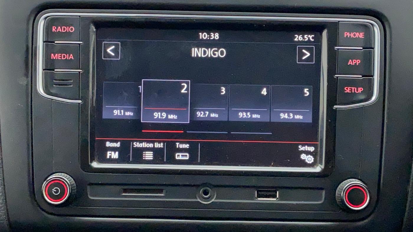 2019 Volkswagen Vento COMFORTLINE 1.6, Petrol, Manual, 40,423 km, Infotainment System