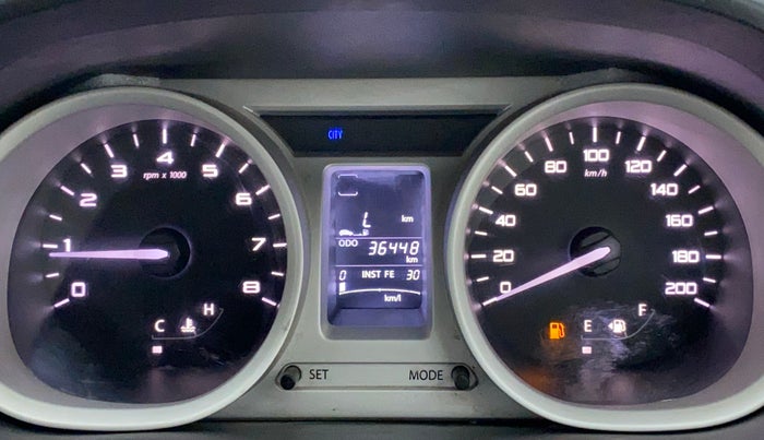 2016 Tata Tiago XZ PETROL, Petrol, Manual, 36,448 km, Odometer Image