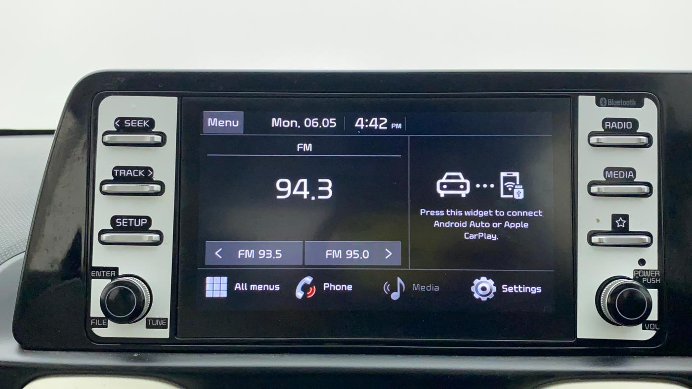 2022 KIA SONET HTX 1.0 IMT, Petrol, Manual, 9,526 km, Infotainment System