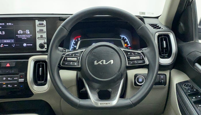 2022 KIA SONET HTX 1.0 IMT, Petrol, Manual, 9,526 km, Steering Wheel Close Up