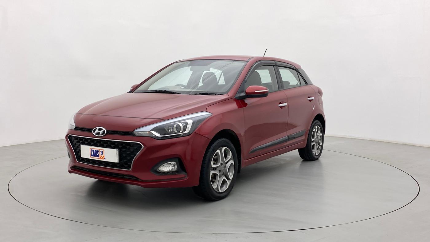 2019 Hyundai Elite i20 1.2  ASTA (O) CVT, Petrol, Automatic, 60,129 km, Left Front Diagonal