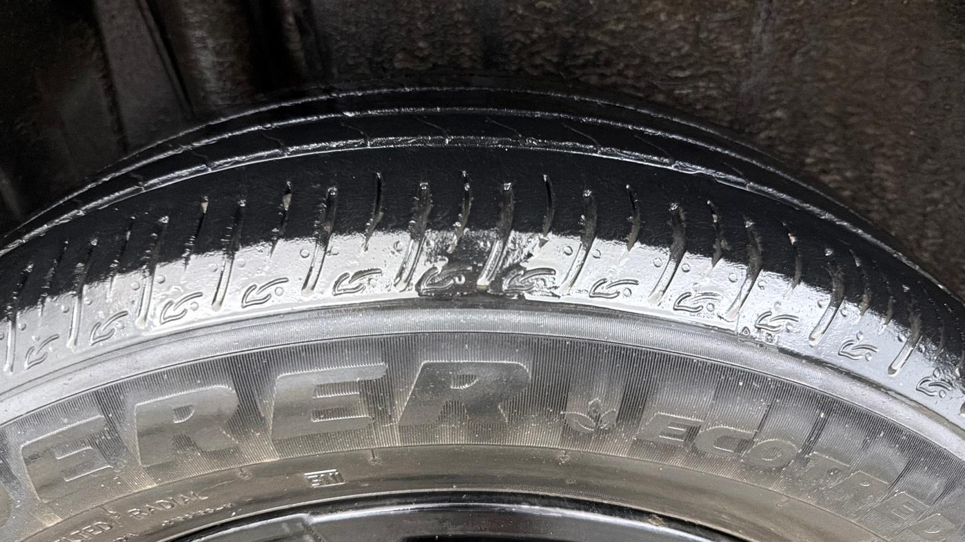 2023 Maruti BREZZA ZXI, Petrol, Manual, 47,431 km, Right Rear Tyre Tread
