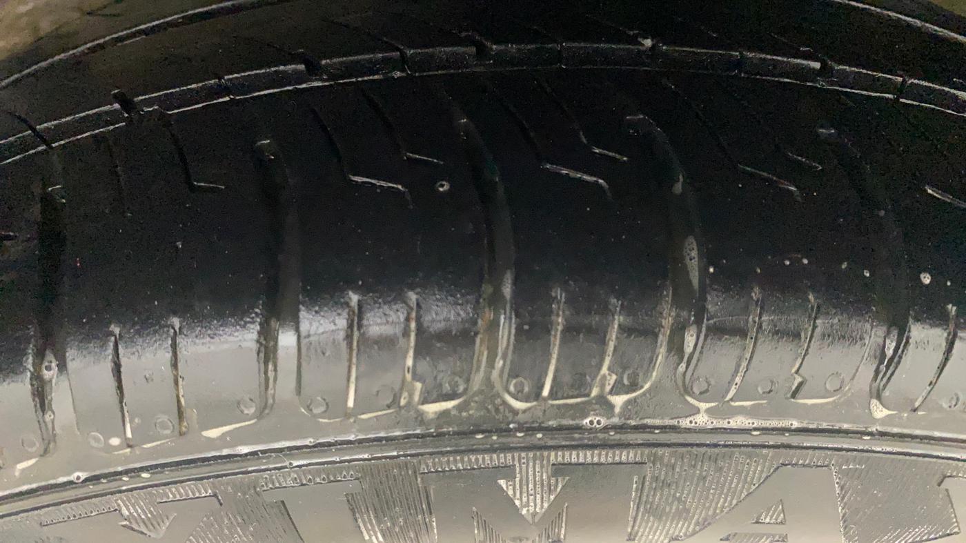 2017 Tata Zest XT PETROL, Petrol, Manual, 64,794 km, Left Rear Tyre Tread