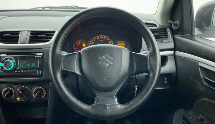 2016 Maruti Swift LXI (O), Petrol, Manual, 82,988 km, Steering Wheel Close Up
