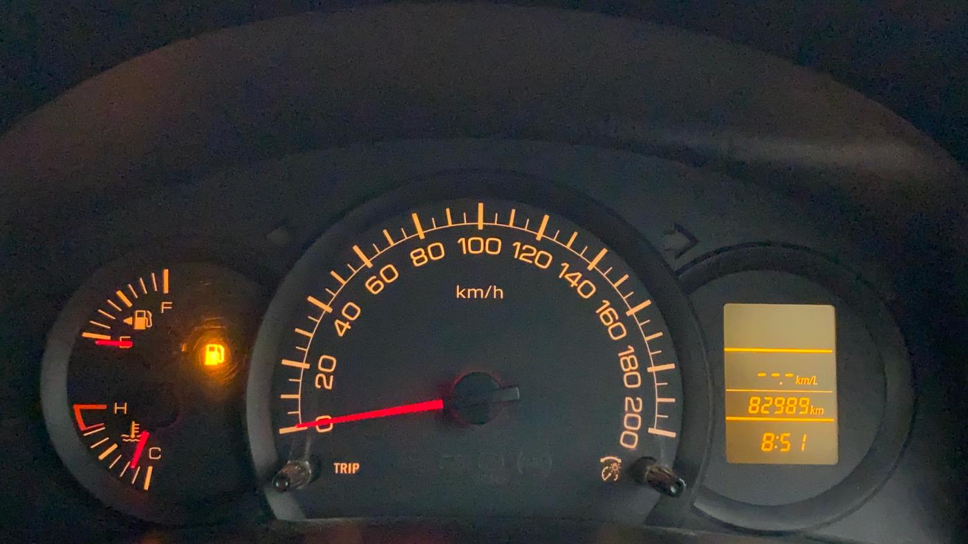 2016 Maruti Swift LXI (O), Petrol, Manual, 82,988 km, Odometer Image