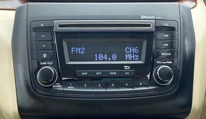 2018 Maruti Dzire VXI, Petrol, Manual, 16,396 km, Infotainment System