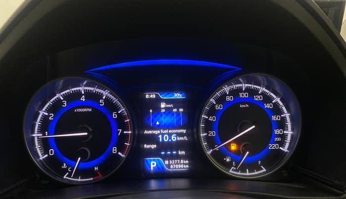 2016 Maruti Baleno ZETA CVT PETROL 1.2, Petrol, Automatic, 67,095 km, Odometer Image