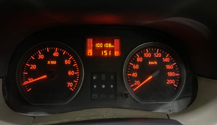 2015 Nissan Terrano XL D PLUS, Diesel, Manual, 1,00,083 km, Odometer Image