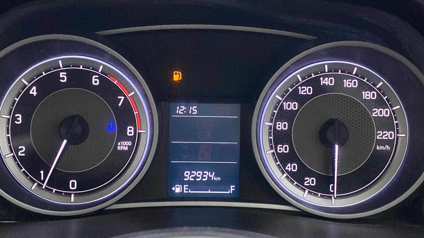 2020 Maruti Dzire VXI, Petrol, Manual, 92,933 km, Odometer Image