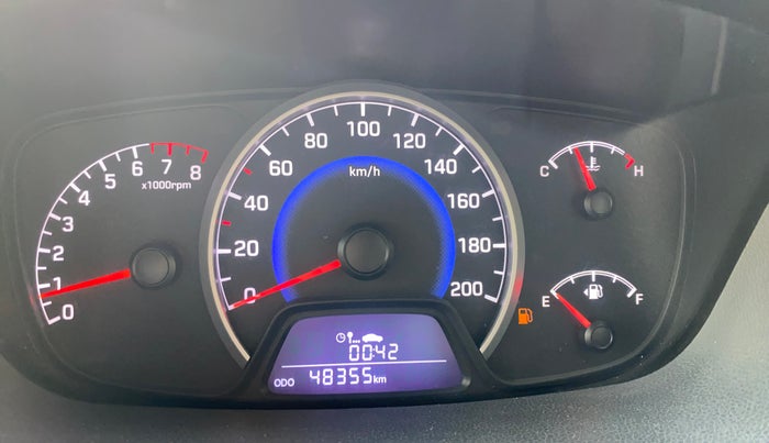 2017 Hyundai Grand i10 SPORTZ 1.2 KAPPA VTVT, Petrol, Manual, 48,348 km, Odometer Image