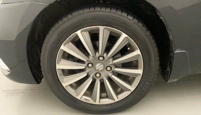 2019 Maruti Ciaz ALPHA  AT 1.5 SHVS PETROL, Petrol, Automatic, 66,269 km, Left Front Wheel
