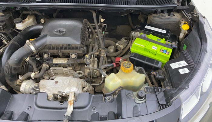 2021 Tata NEXON XZA PLUS PETROL, Petrol, Automatic, 14,099 km, Engine View - Left