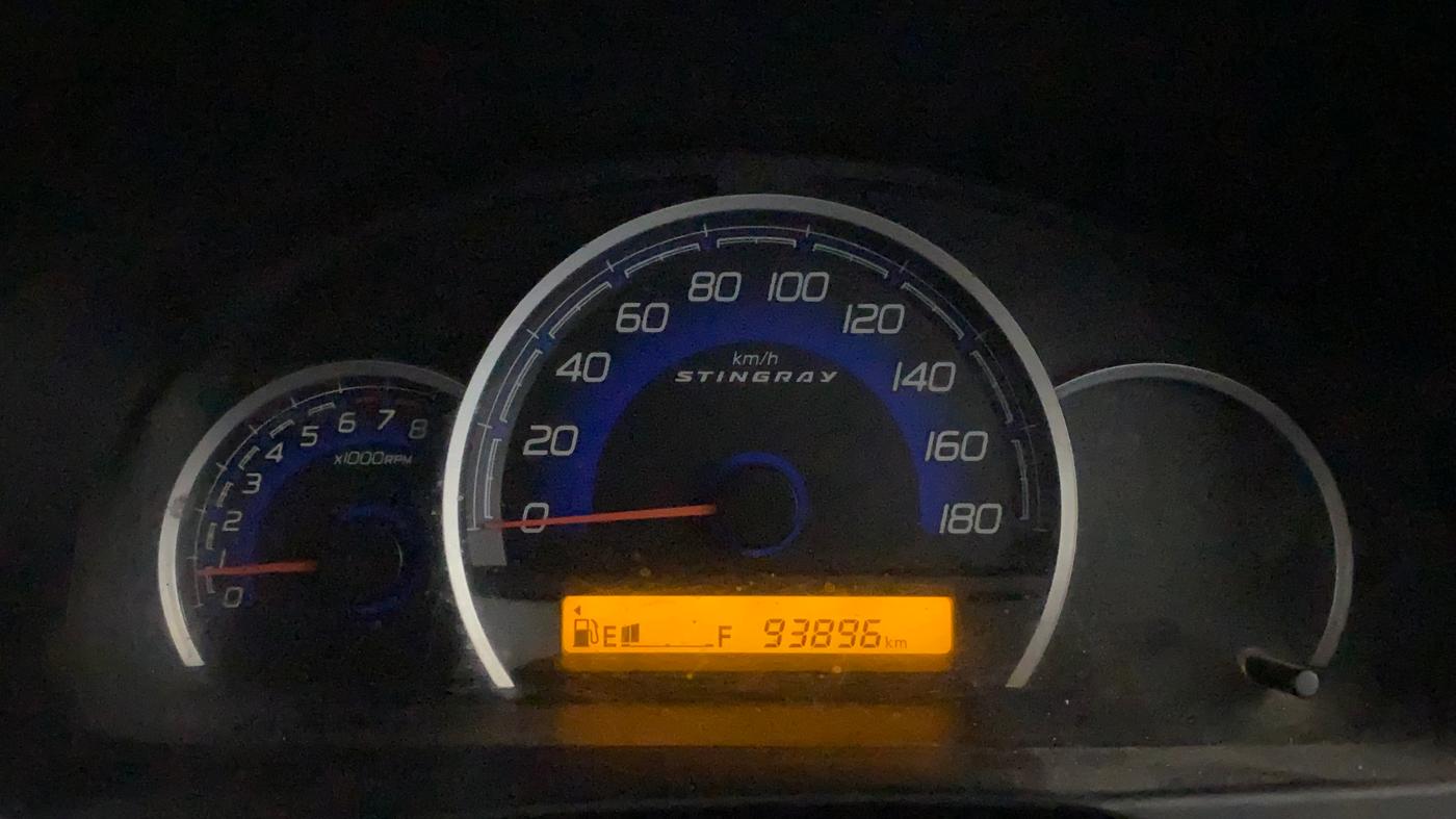 2016 Maruti Wagon R Stingray VXI, Petrol, Manual, 93,873 km, Odometer Image
