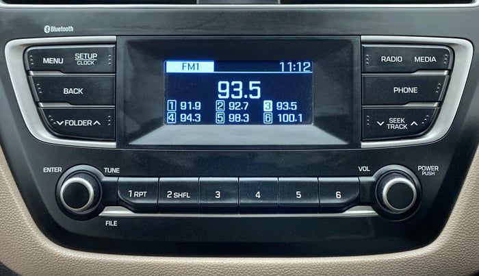 2018 Hyundai Elite i20 SPORTZ 1.2, Petrol, Manual, 9,093 km, Infotainment System