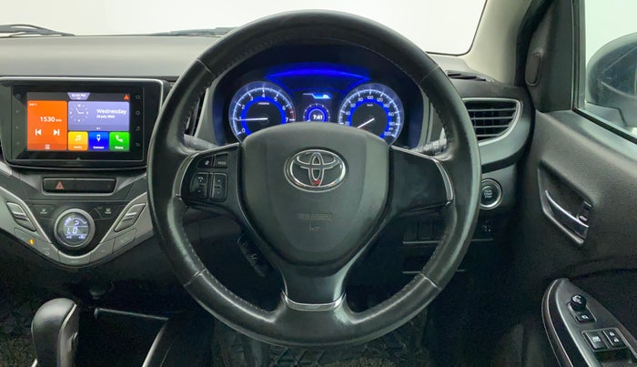 2019 Toyota Glanza V CVT, Petrol, Automatic, 38,278 km, Steering Wheel Close Up