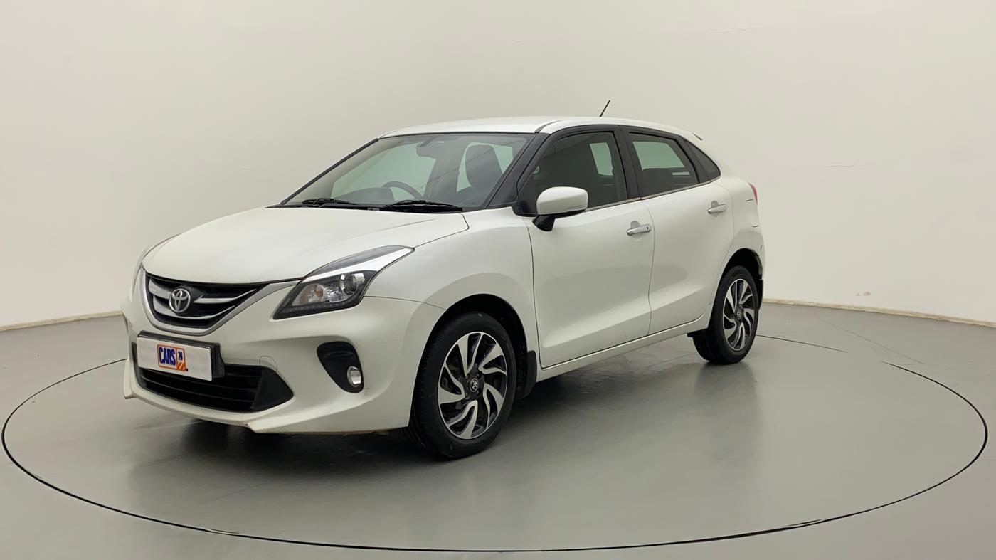 2019 Toyota Glanza V CVT, Petrol, Automatic, 38,278 km, Left Front Diagonal