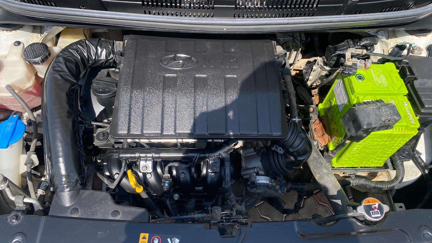 2022 Hyundai AURA SX 1.2, Petrol, Manual, 50,965 km, Engine View