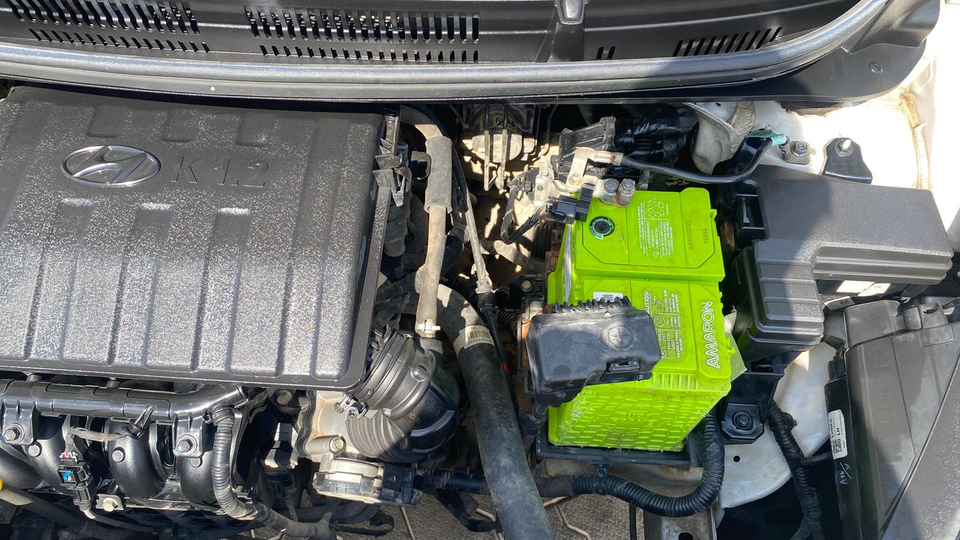 2022 Hyundai AURA SX 1.2, Petrol, Manual, 50,965 km, Engine View - Left