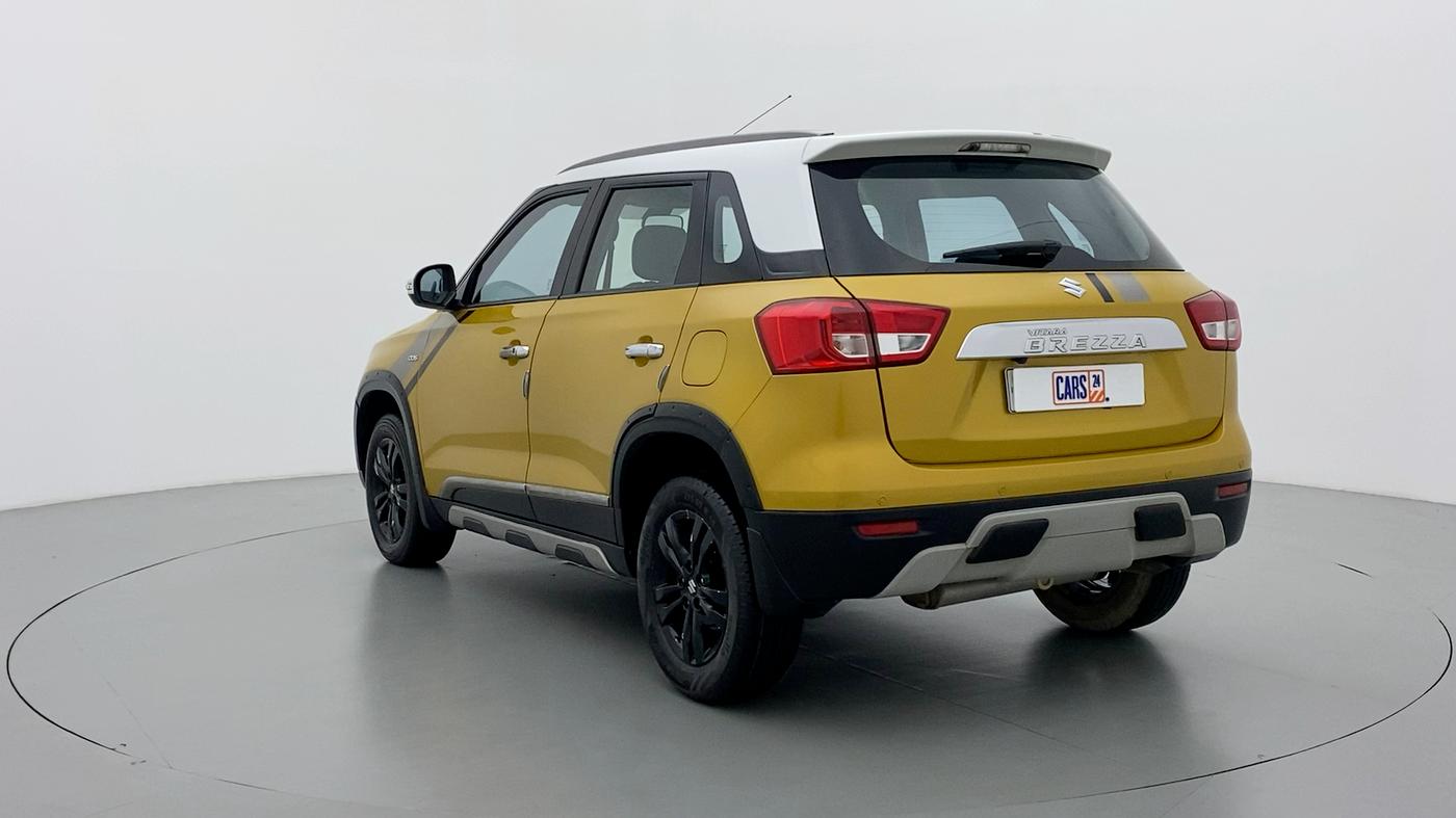 2019 Maruti Vitara Brezza ZDI+ DUAL TONE AMT, Diesel, Automatic, 37,597 km, Left Back Diagonal