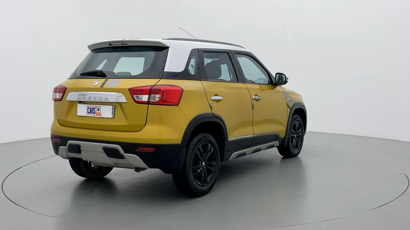 2019 Maruti Vitara Brezza ZDI+ DUAL TONE AMT, Diesel, Automatic, 37,597 km, Right Back Diagonal