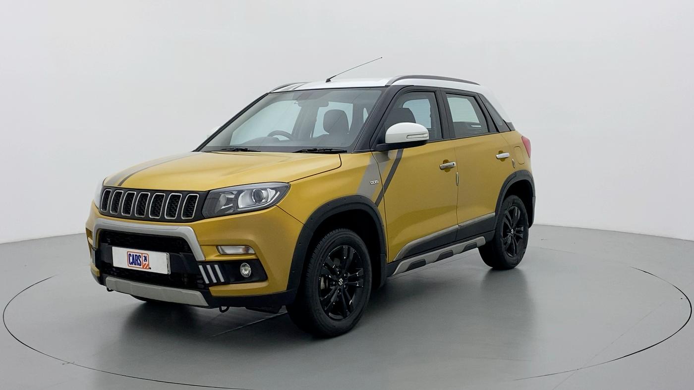 2019 Maruti Vitara Brezza ZDI+ DUAL TONE AMT, Diesel, Automatic, 37,597 km, Left Front Diagonal