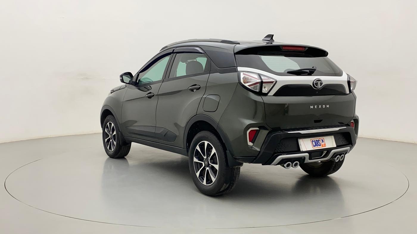 2021 Tata NEXON XZA PLUS SUNROOF PETROL, Petrol, Automatic, 35,445 km, Left Back Diagonal