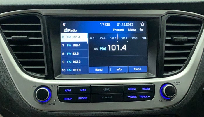 2019 Hyundai Verna 1.6 CRDI SX (O) AT, Diesel, Automatic, 59,987 km, Infotainment System