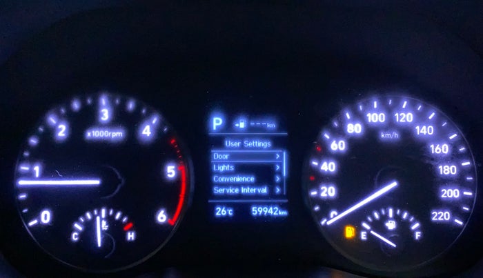 2019 Hyundai Verna 1.6 CRDI SX (O) AT, Diesel, Automatic, 59,987 km, Odometer Image