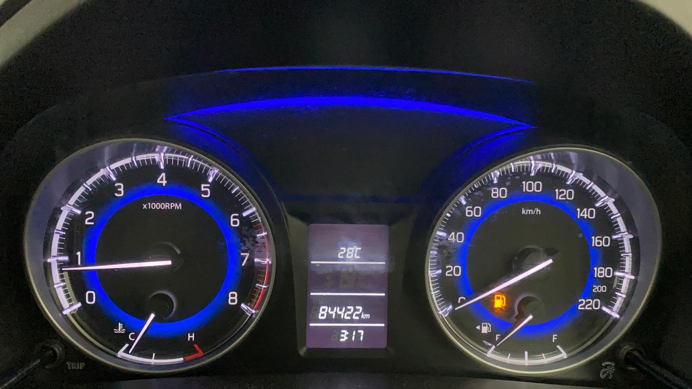 2017 Maruti Baleno DELTA PETROL 1.2, Petrol, Manual, 84,684 km, Odometer Image