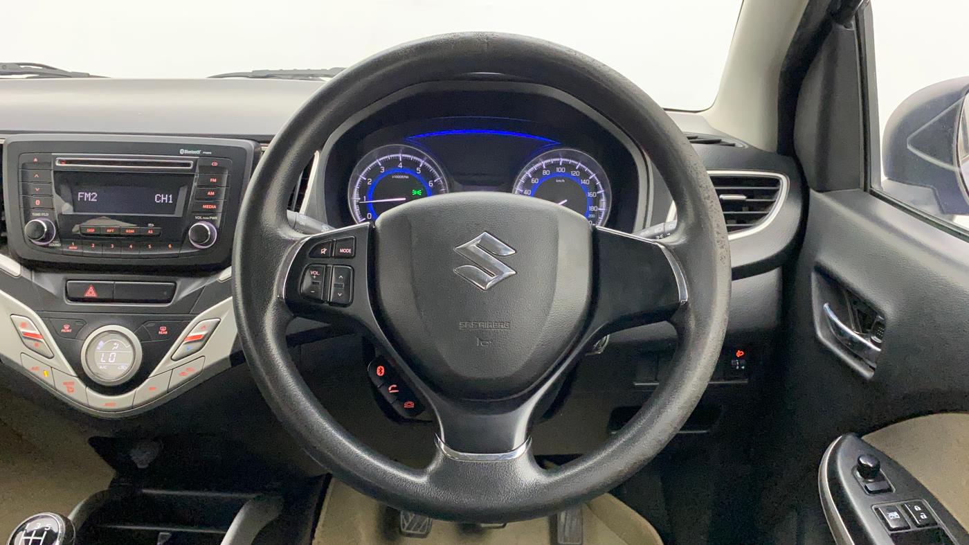 2017 Maruti Baleno DELTA PETROL 1.2, Petrol, Manual, 84,684 km, Steering Wheel Close Up