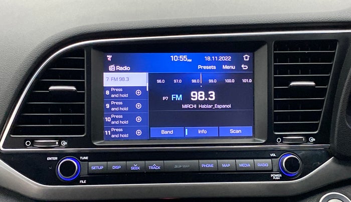 2019 Hyundai New Elantra 2.0 SX (O) AT, Petrol, Automatic, 30,241 km, Infotainment System
