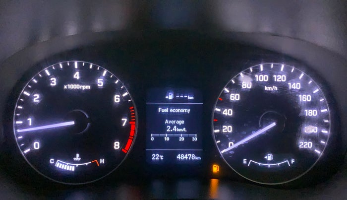 2019 Hyundai Creta SX (O) EXECUTIVE 1.6 PETROL, Petrol, Manual, 48,476 km, Odometer Image