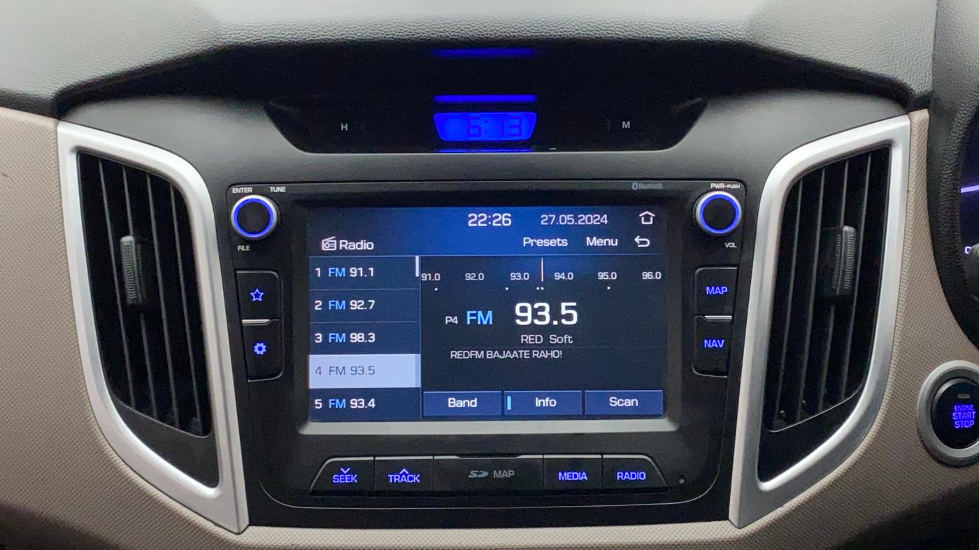 2019 Hyundai Creta SX (O) EXECUTIVE 1.6 PETROL, Petrol, Manual, 48,476 km, Infotainment System