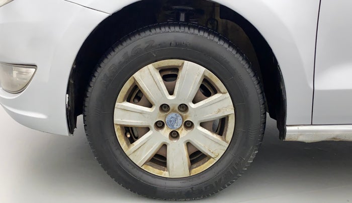 2013 Skoda Rapid AMBITION 1.6 TDI CR MT, Diesel, Manual, 77,104 km, Left Front Wheel