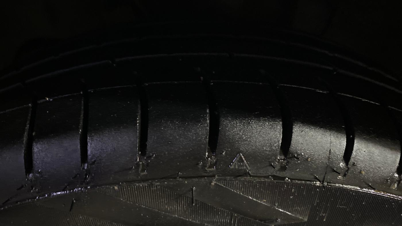 2022 Tata TIGOR XZ PETROL, CNG, Manual, 45,689 km, Left Front Tyre Tread