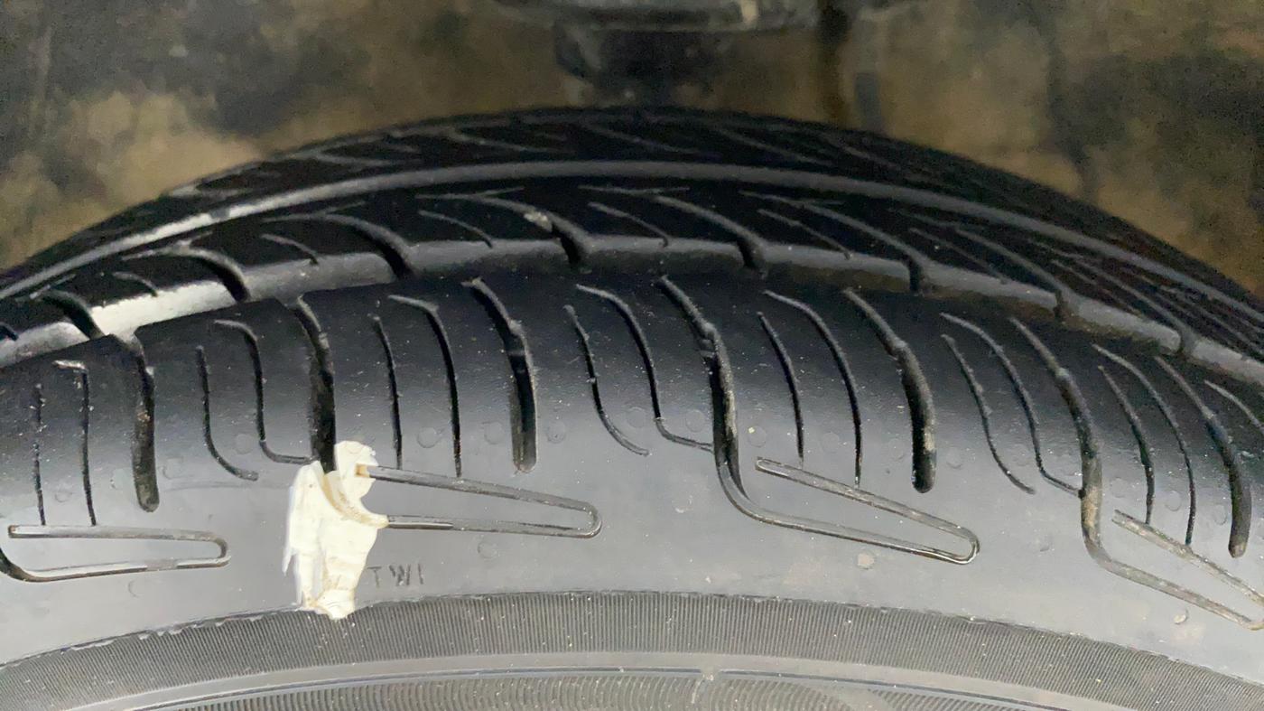 2018 Maruti Alto 800 LXI, CNG, Manual, 36,164 km, Left Front Tyre Tread