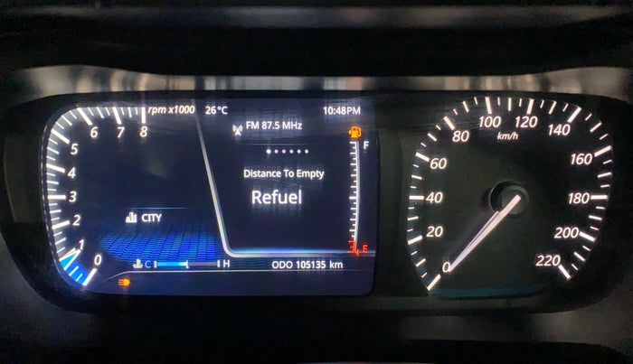 2020 Tata ALTROZ XZ PETROL, Petrol, Manual, 1,05,059 km, Odometer Image