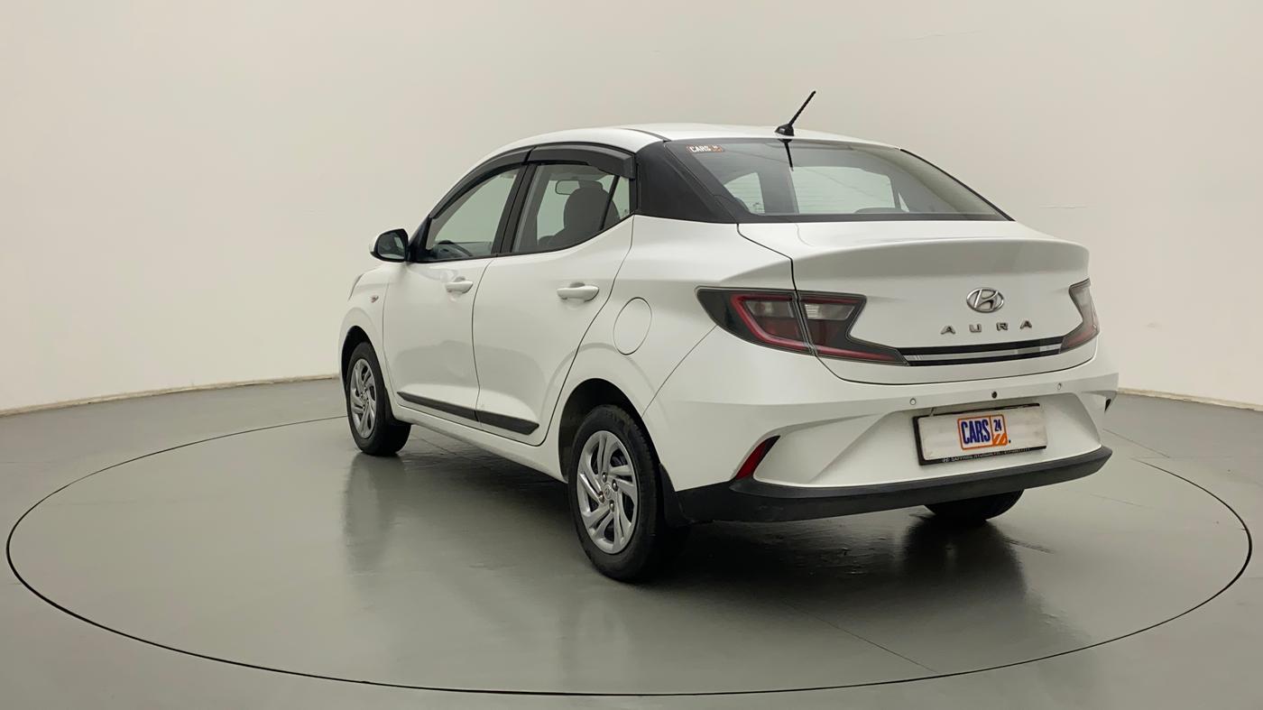 2021 Hyundai AURA S 1.2 CNG, CNG, Manual, 37,737 km, Left Back Diagonal